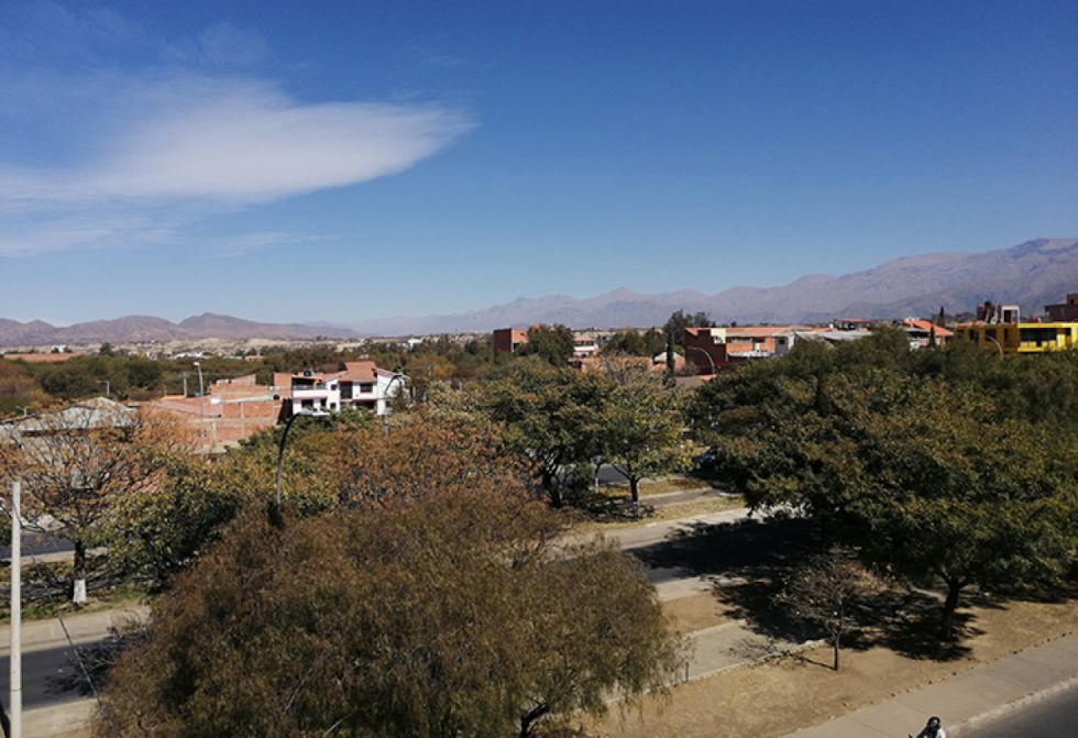 Tarija y sus serranías que la circundan
