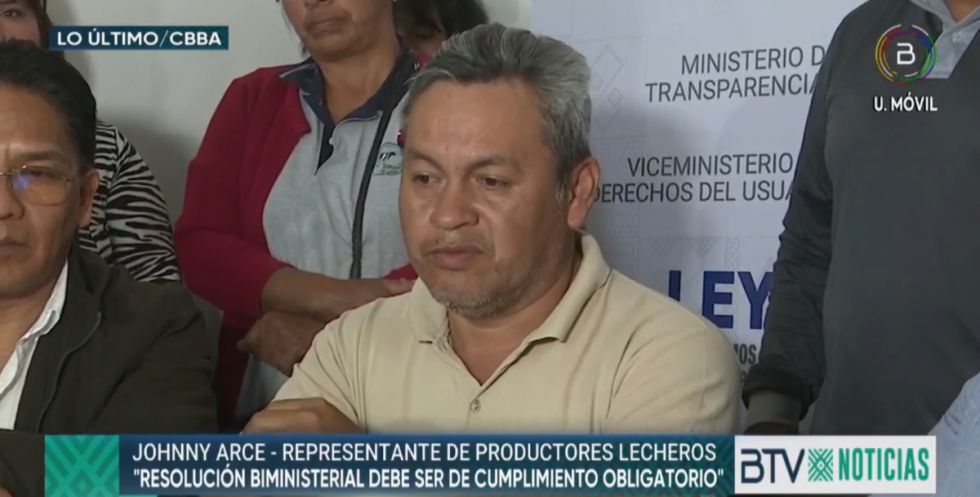 Acuerdo congela el precio de la leche