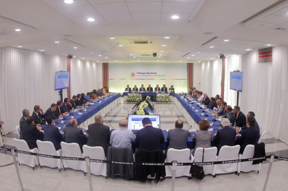 Diálogo por la Economía: Declaran cuarto intermedio