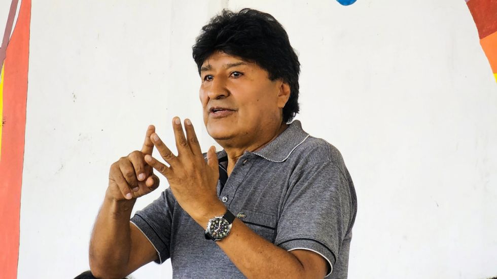 Evo Morales ve un ‘retroceso democrático’