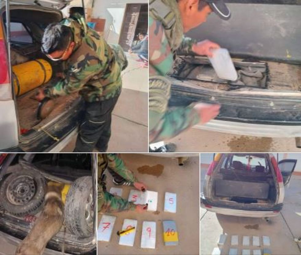 Can antidroga "Leo" detecta más de 10 kilos de cocaína 