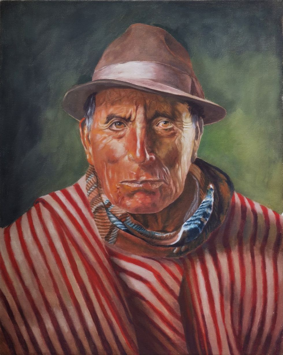 Rostro adusto, de Juan Álvarez