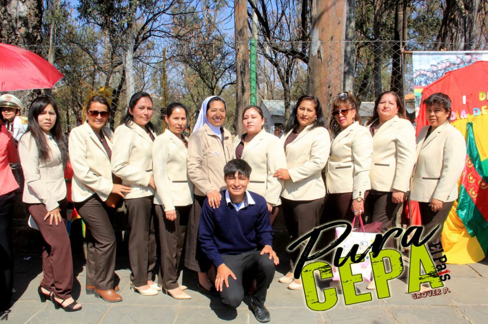 Plantel docente de la U.E. Tercera Orden Franciscana. 