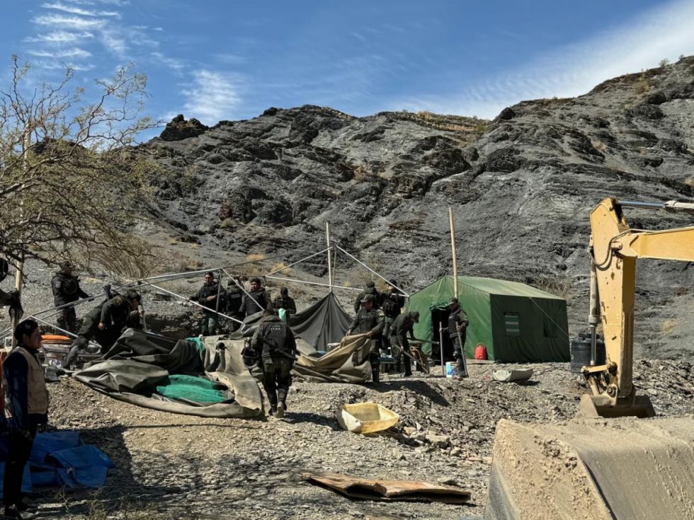 AJAM destruye campamentos de minería ilegal en el río San Juan del Oro