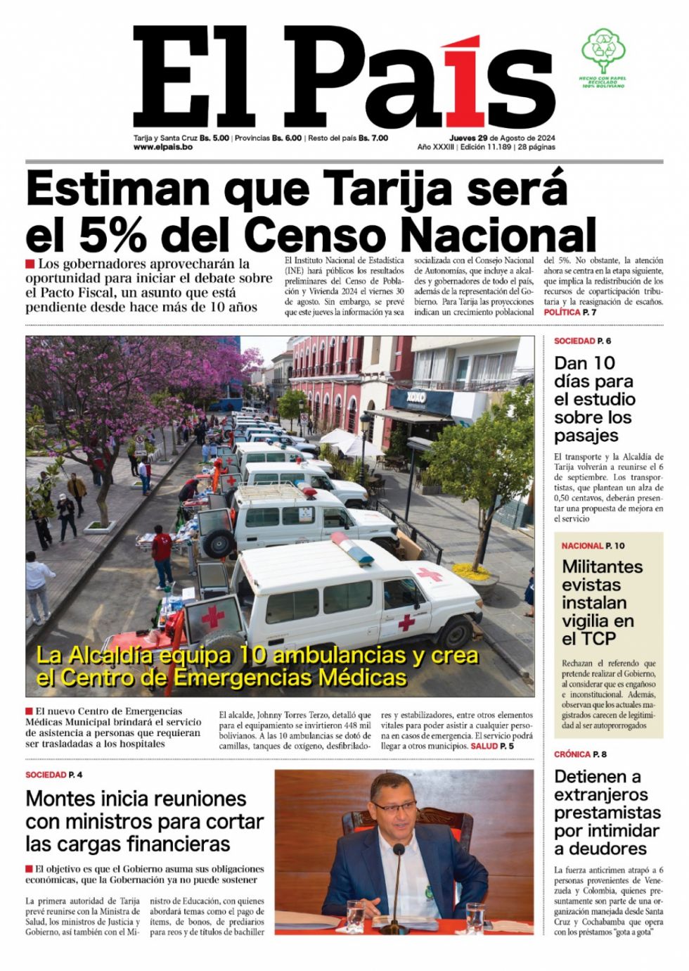 Pesar 5%, hepatitis, créditos "gota a gota" y la represión de Milei: Lee las imprescindibles