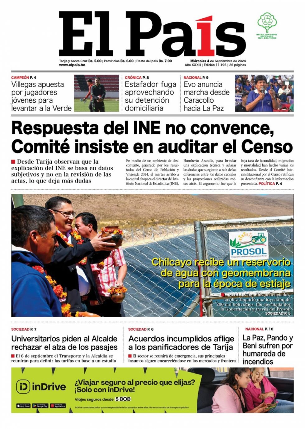 La explicación del INE no convence, un estafador despistó y fugó, los incendios y sus consecuencias: Lee las imprescindibles 