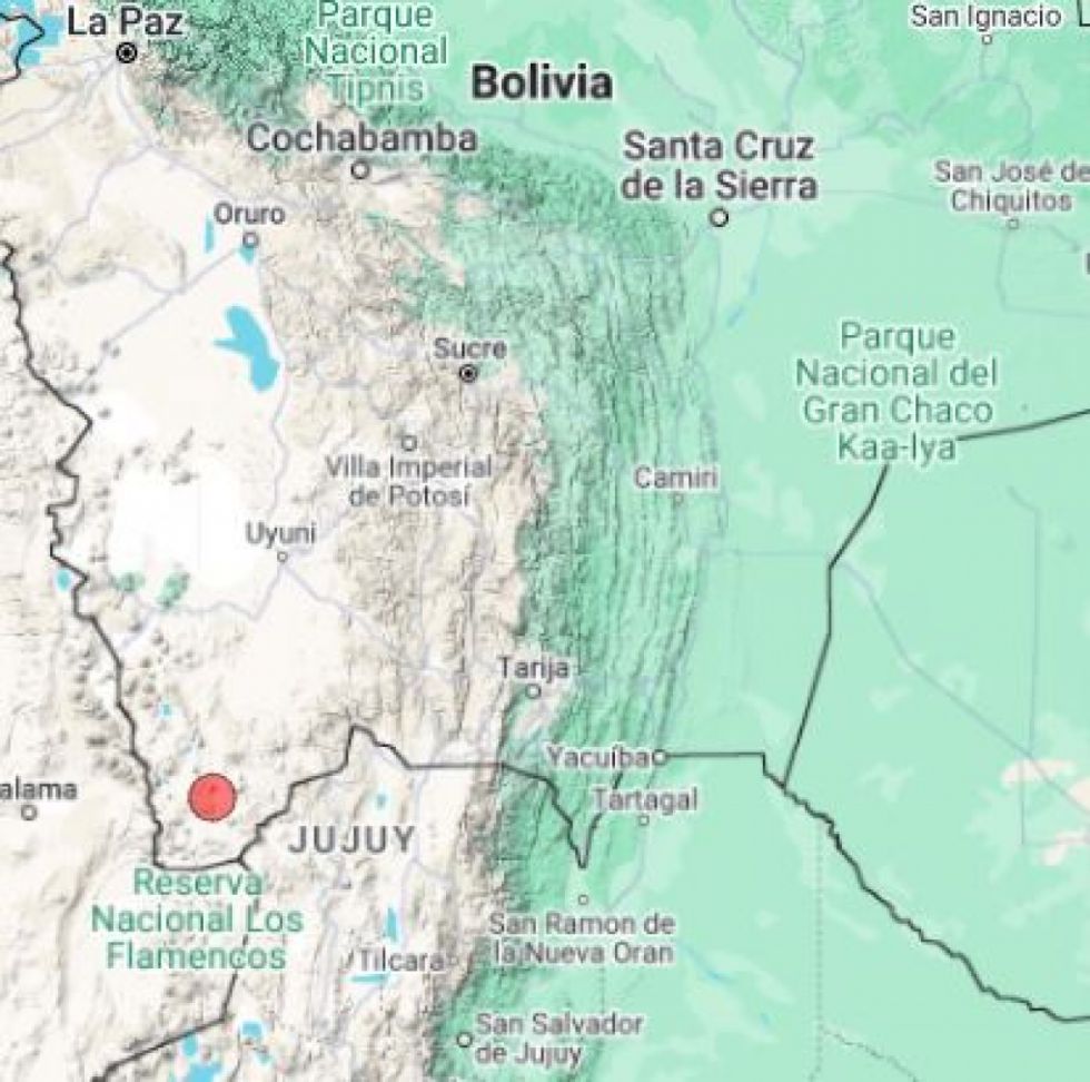 Registran sismo de magnitud 4.1 en Sud Lípez, Potosí