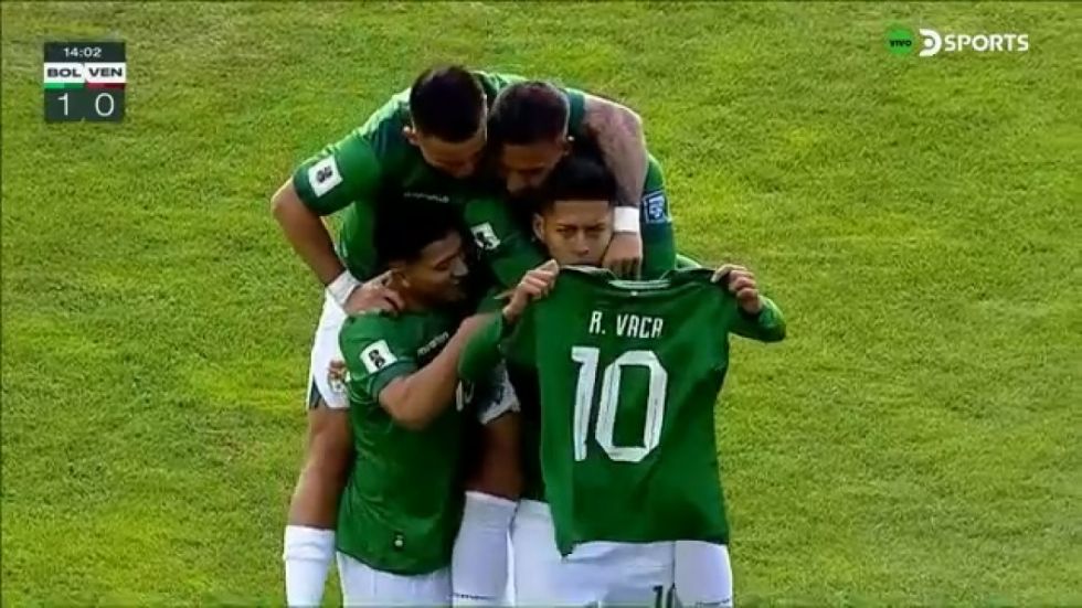 El espectacular gol del tarijeño Ramiro Vaca a Venezuela 