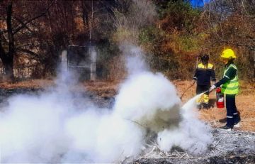 Ángeles en el Fuego Tarija lanzan campaña para continuar luchando contra incendios en Santa Cruz