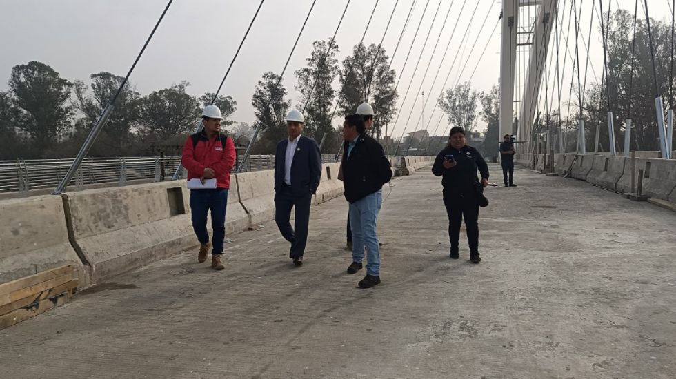 Tarija: Ultiman detalles para concluir el puente 4 de Julio 