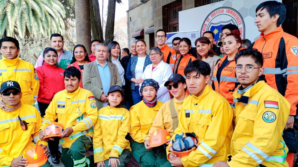 La primera dama lidera campaña por la Chiquitanía