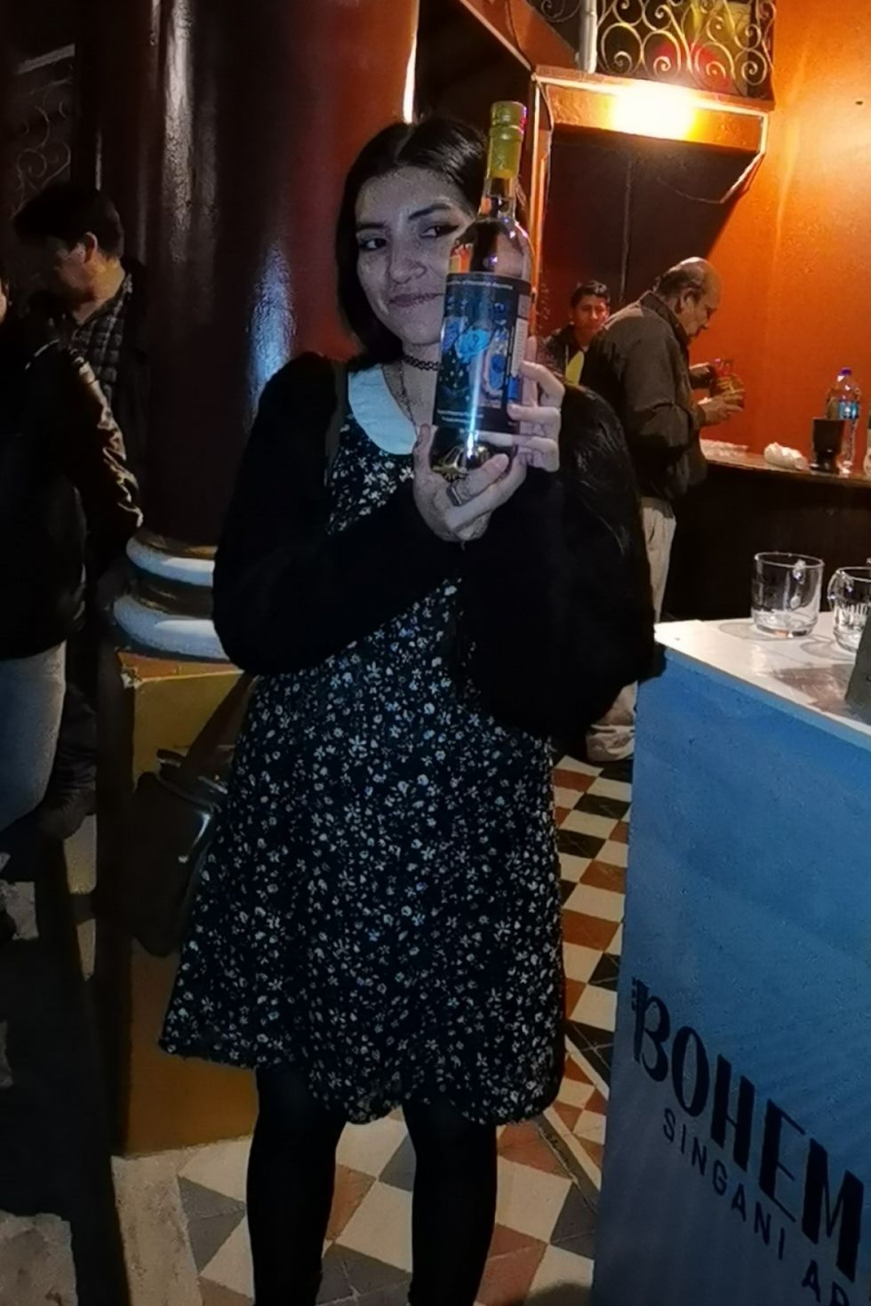 Gabi Vómito en la premiación