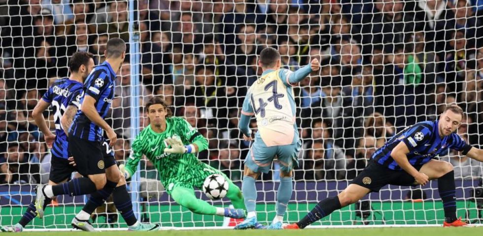 El Manchester City choca contra el muro defensivo del Inter de Milán