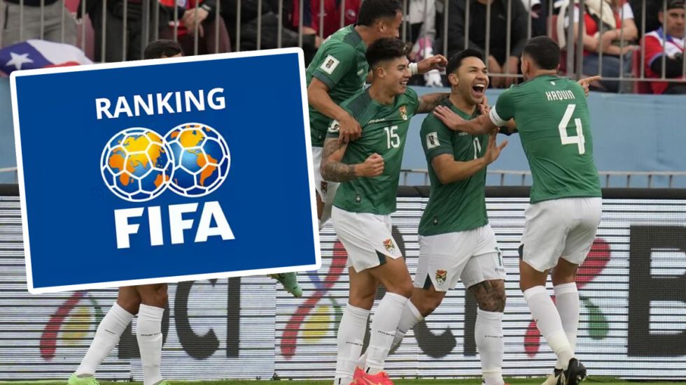 El nuevo puesto de Bolivia en el Ranking FIFA tras las últimas victorias