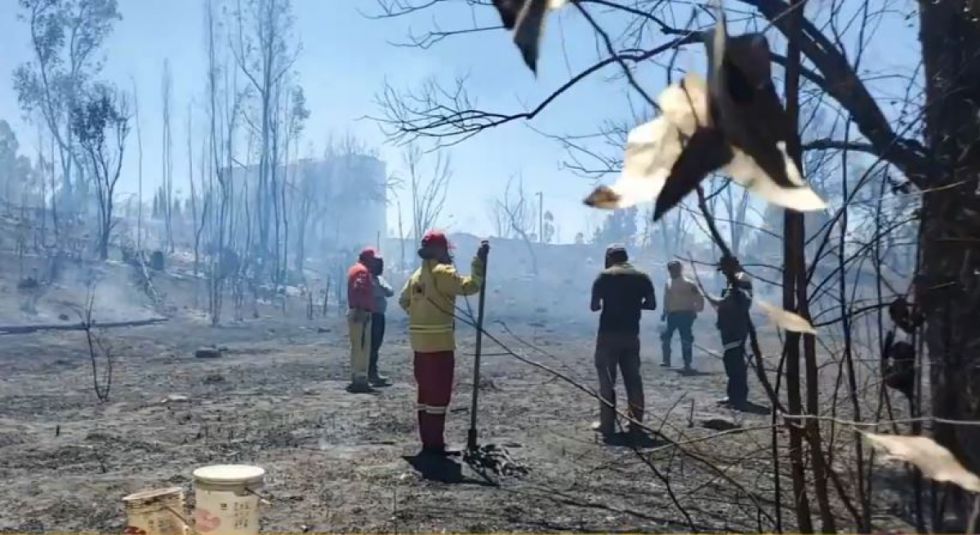 Una víctima fatal tras incendio en La Victoria, Tarija