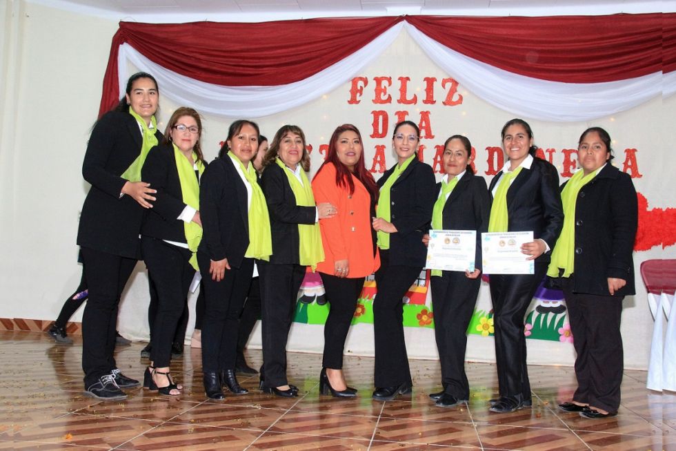 Plantel docente del Kínder Elva de Dunn
