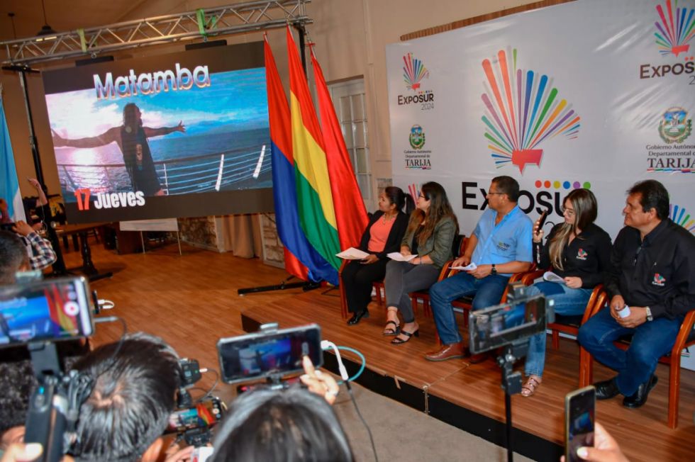 Gobernación de Tarija confirma a los artistas para la Exposur 2024