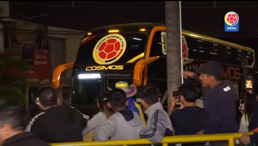 Video: Así fue la llegada del primer grupo de la Selección Colombiana a Cochabamba 