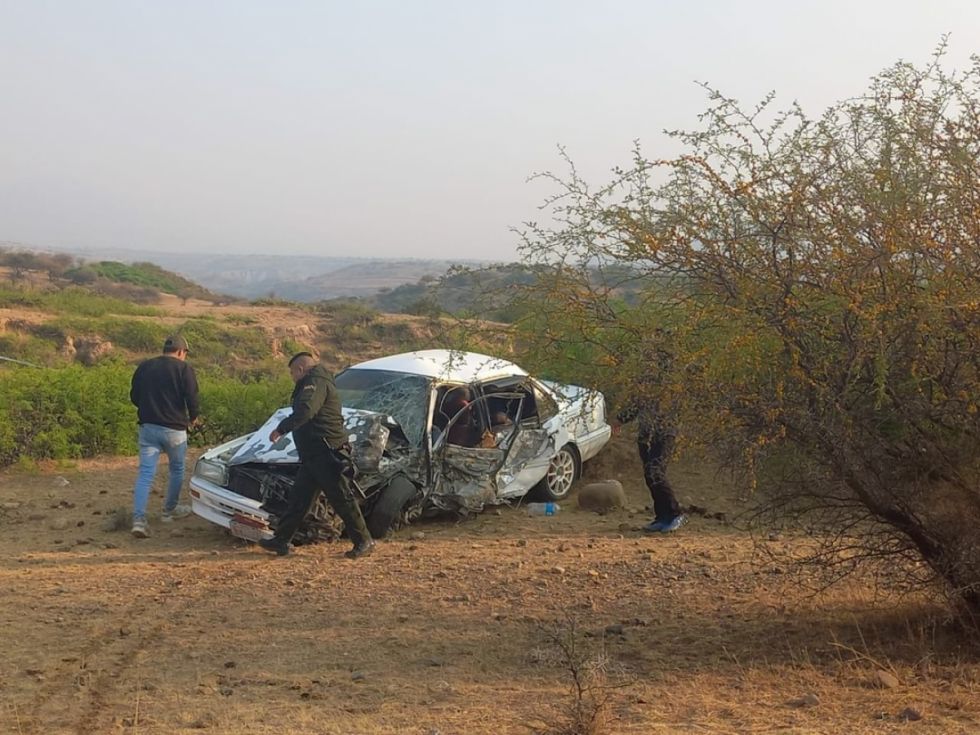 Reportan accidente en la ruta a Entre Ríos 