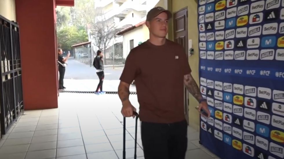 James Rodríguez en Cochabamba: Así fue su llegada a la concentración 