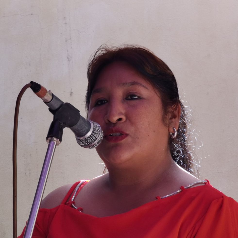 Gladys Achacollo Padilla, presidente de la Mutualidad del Magisterio Nacional