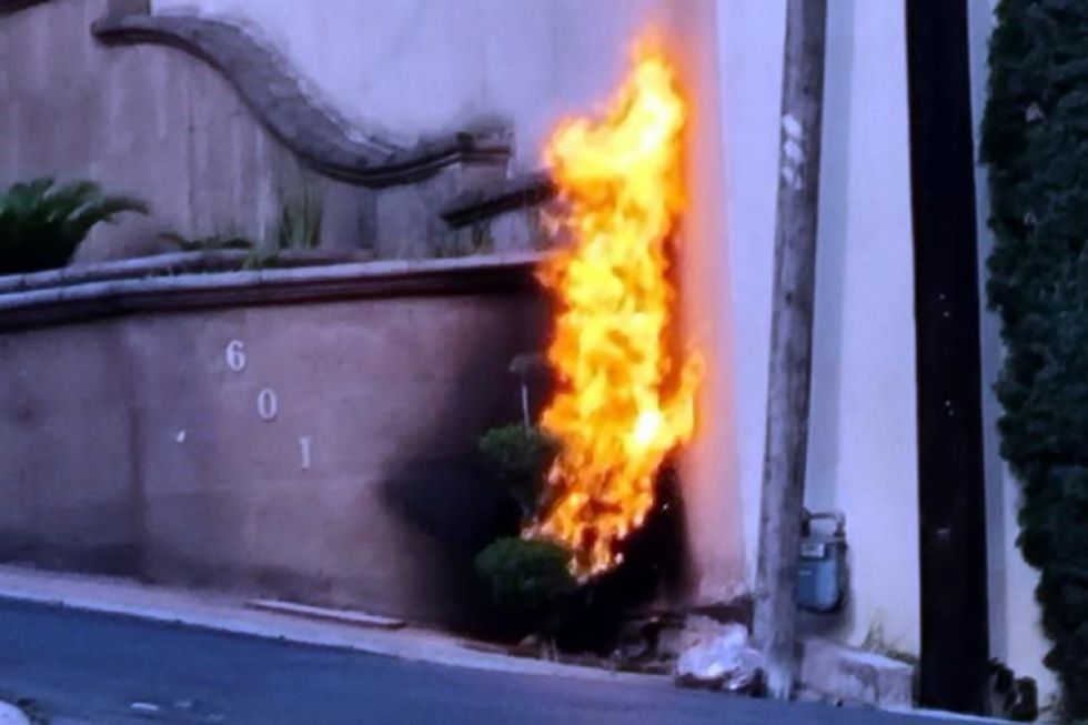 Susto en el HRSJD, una fuga provocó un incendio 