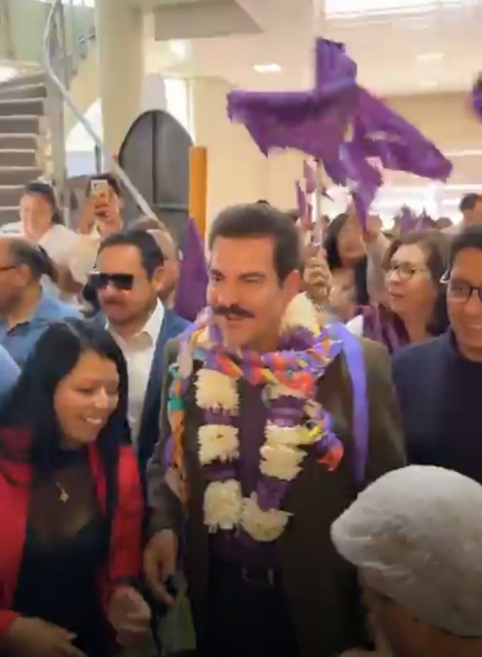 Manfred llegó a Tarija para recolectar firmas y consolidar su partido