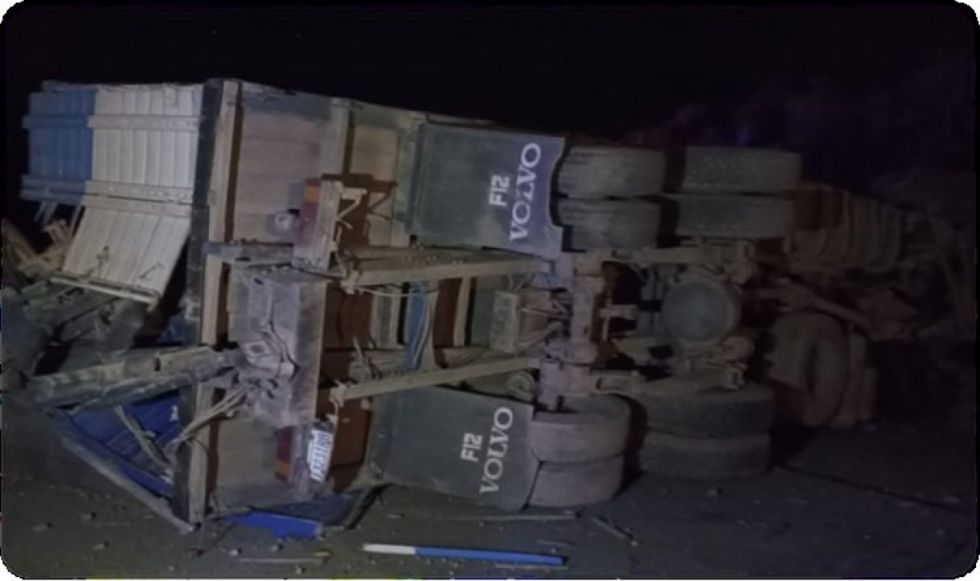 Muere un joven tras vuelco de camión en la ruta Villazón - Tarija 