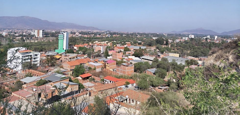 Vista desde el cementerio Jardín de Tarija