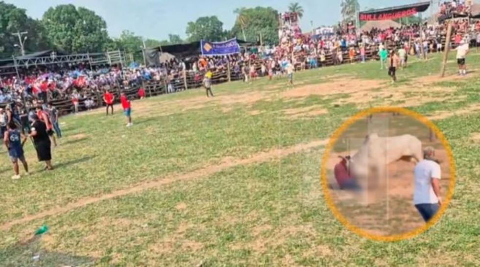 Un joven fallece tras violenta cornada en jocheo de toros en Warnes