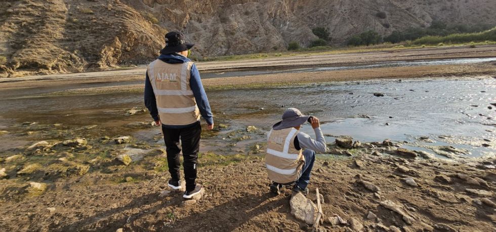 AJAM inspecciona exploración ilegal de minerales en la cuenca del río San Juan del Oro