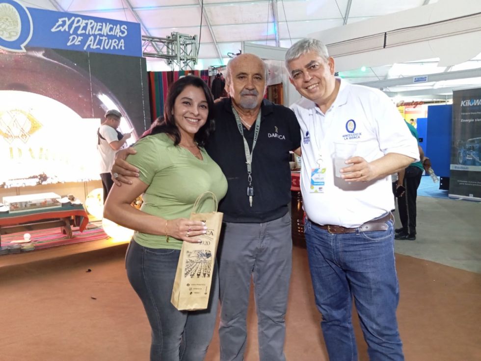 Óscar Tuco Daroca con amistades de La Quiaca