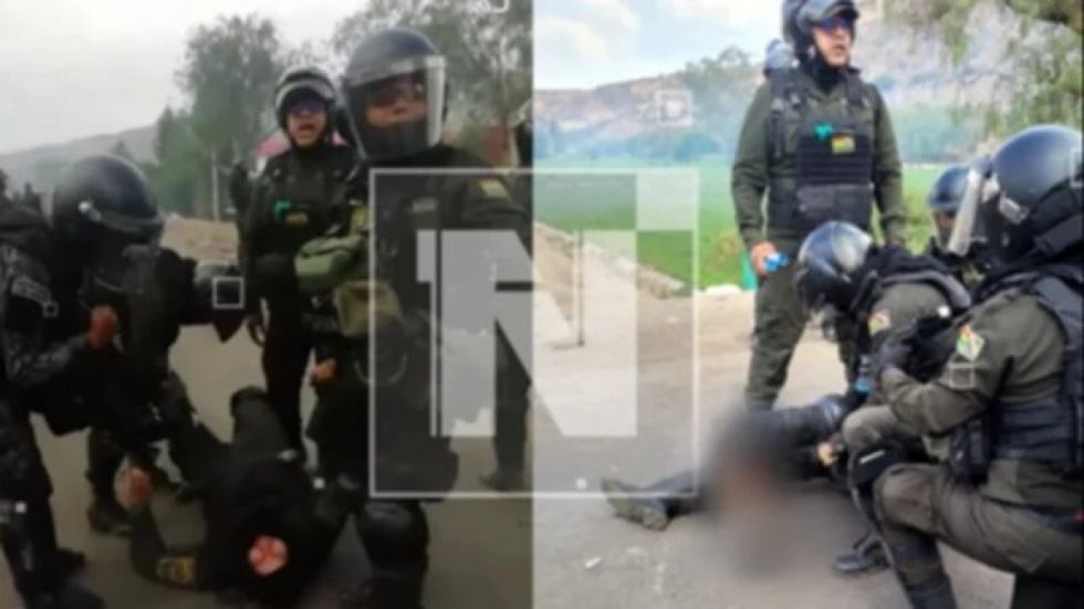 Debloqueo en Parotani: Un policía fue gravemente herido en una pierna con cachorro de dinamita