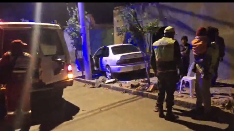 Una pareja en estado de ebriedad atropelló a un adulto mayor en Tabladita I