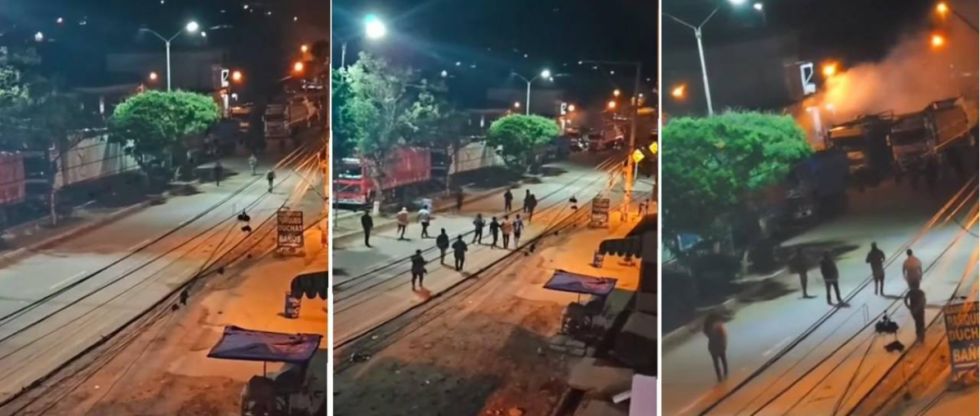 Vuelve la violencia a Mairana: Un grupo de personas que intentó liberar la carretera se enfrentó a los bloqueadores