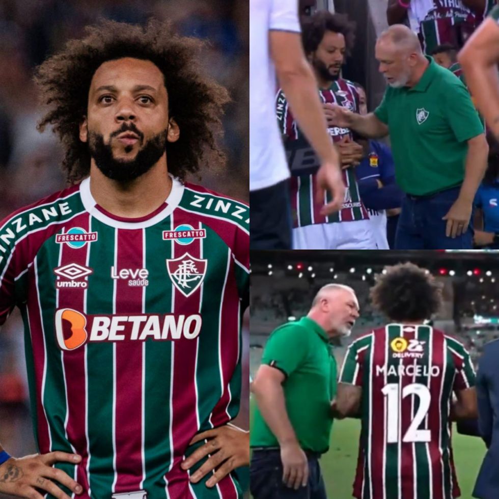 Marcelo rescindió el contrato con  Fluminense tras la pelea con su entrenador 