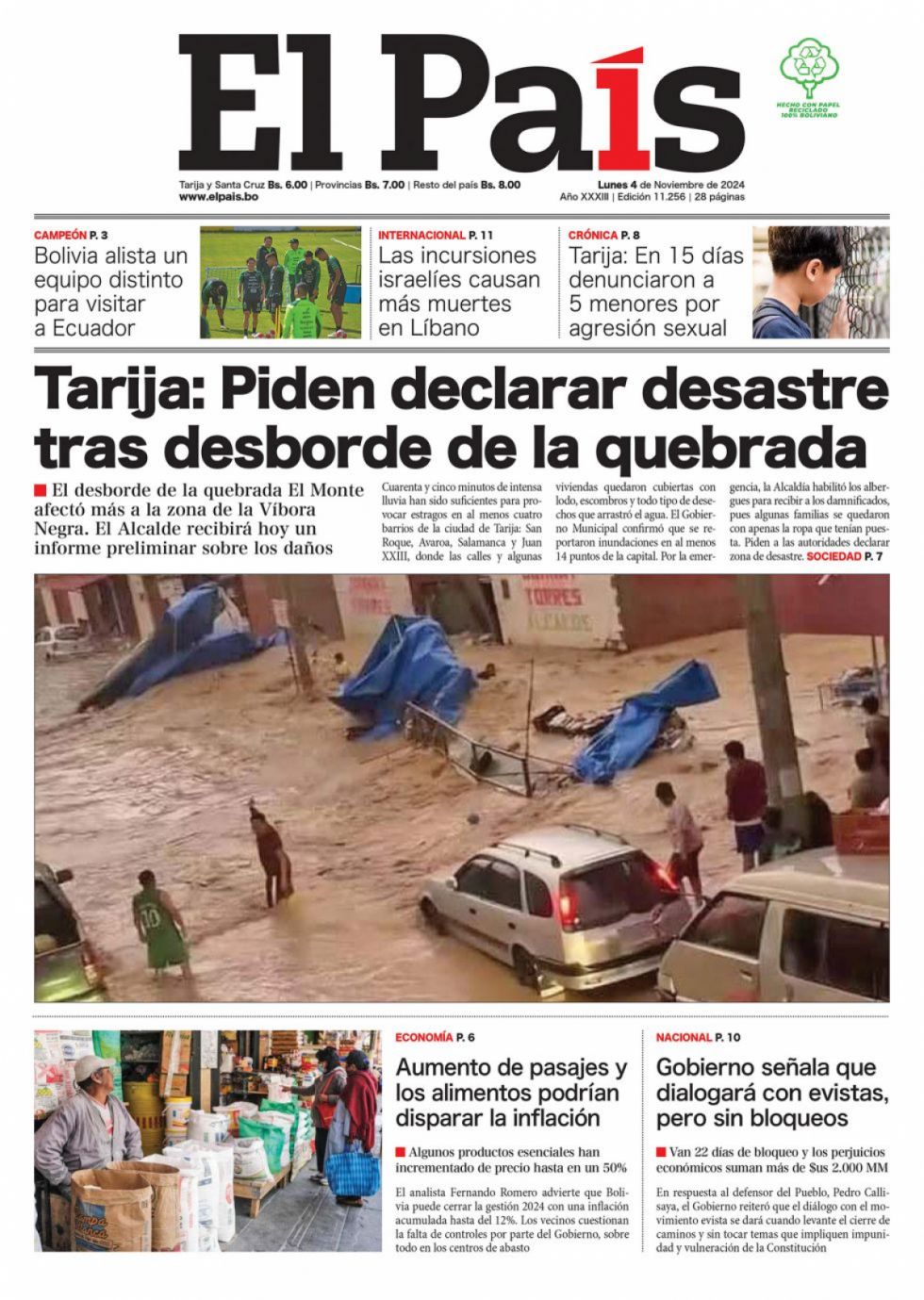 Inundaciones, bloqueo y el severo golpe de la inflación: Lee las imprescindibles