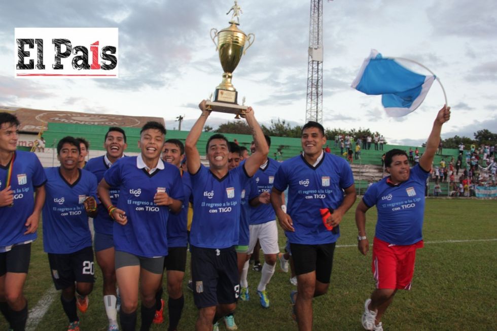  Campeones de la Copa Simón Bolívar 2014-2015. Festejo en Montero 