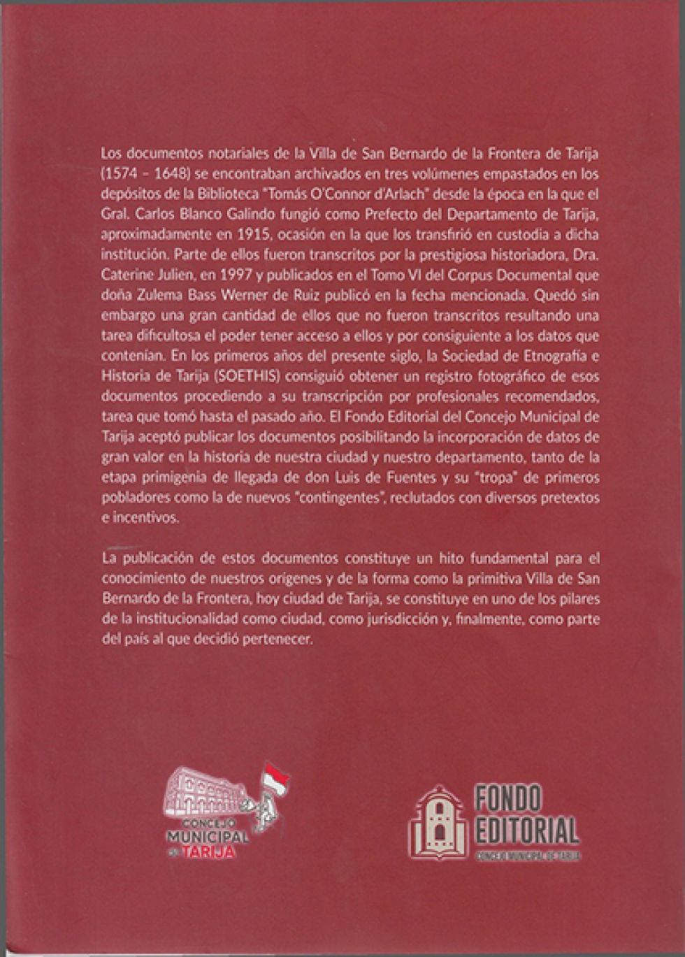 Contra Portada DOCUMENTOS NOTARIALES