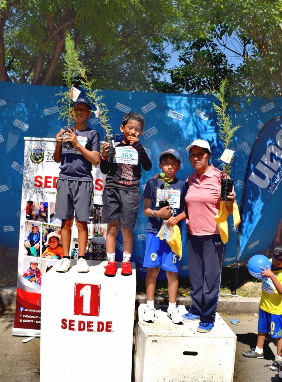Participantes en la maratón