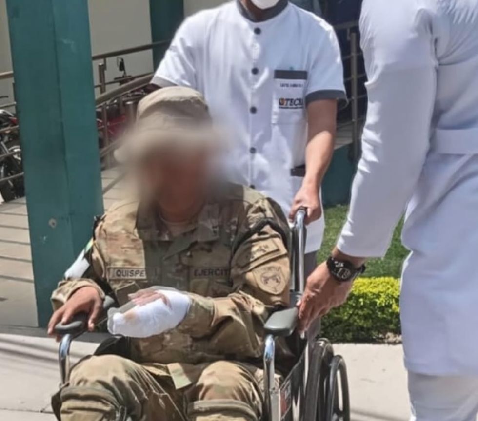 Un soldado queda herido tras la explosión de un artefacto en Parotani; Novillo habla del lugar minado