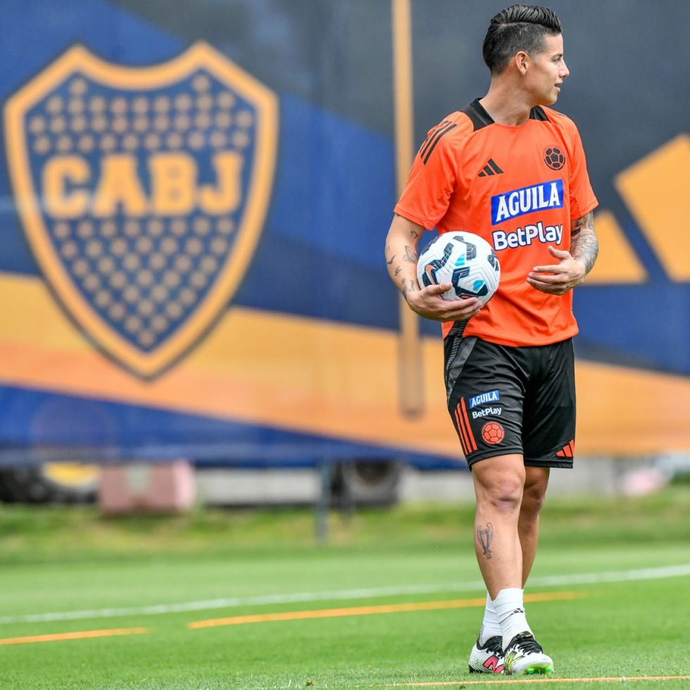 La charla de un dirigente de  Boca con James Rodríguez 