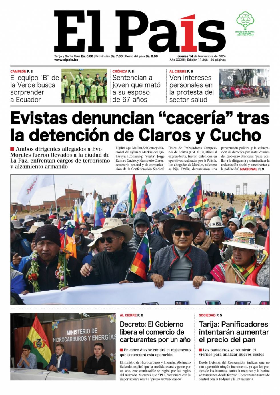 El precio del pan, el del diésel, el candidato de la oposición y más: Lee las imprescindibles
