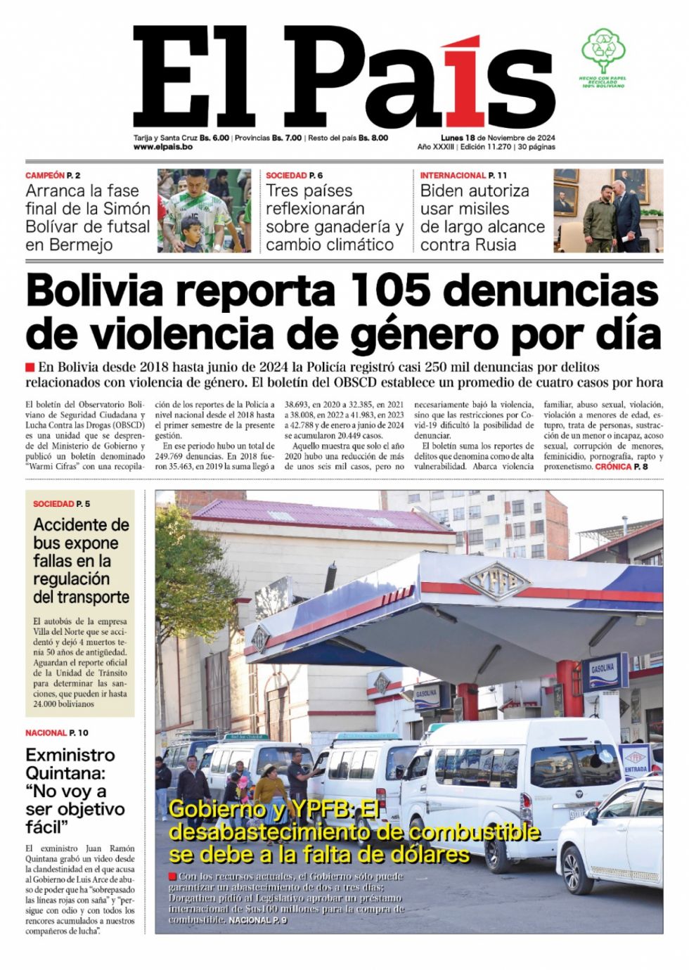 Agresiones machistas, buses sin control, jurados electorales y más: Lee las imprescindibles