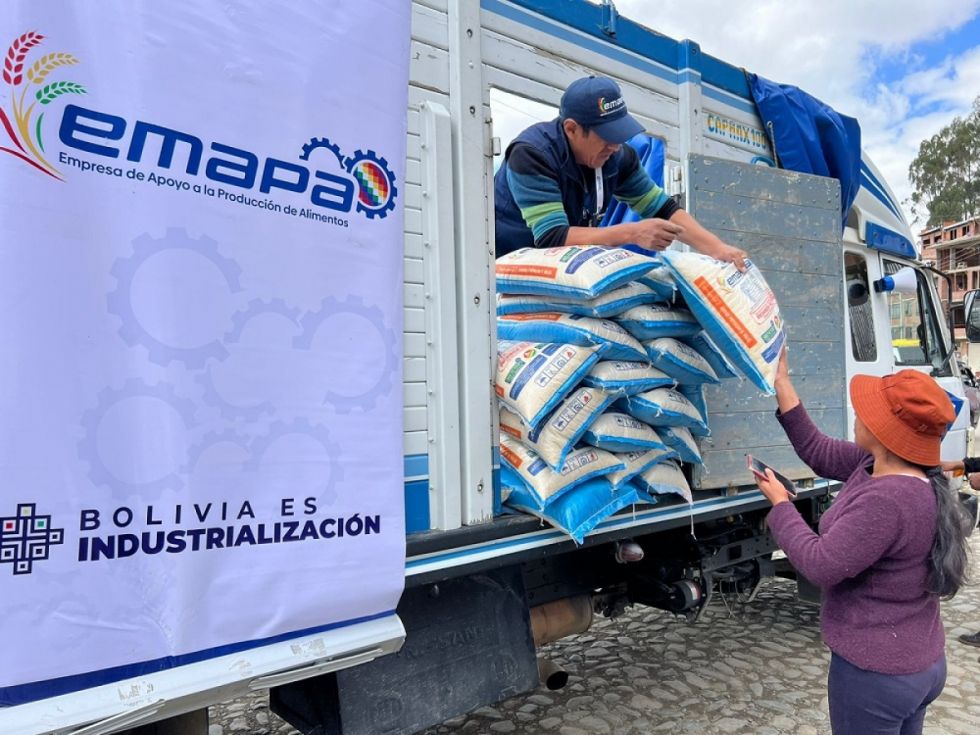 Tarija: Emapa inicia venta de arroz en los barrios