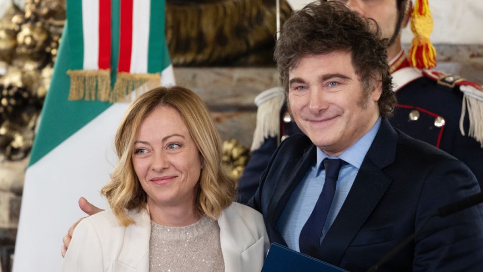 Milei se reúne con Meloni en Argentina