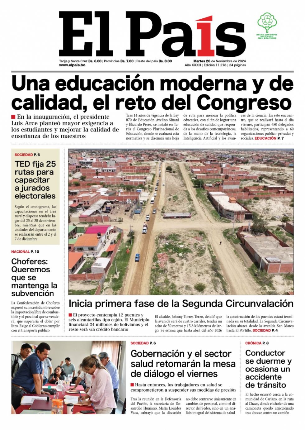 La 2ª Circunvalación, la lucha contra la Violencia, el PGE y más: Lee las imprescindibles