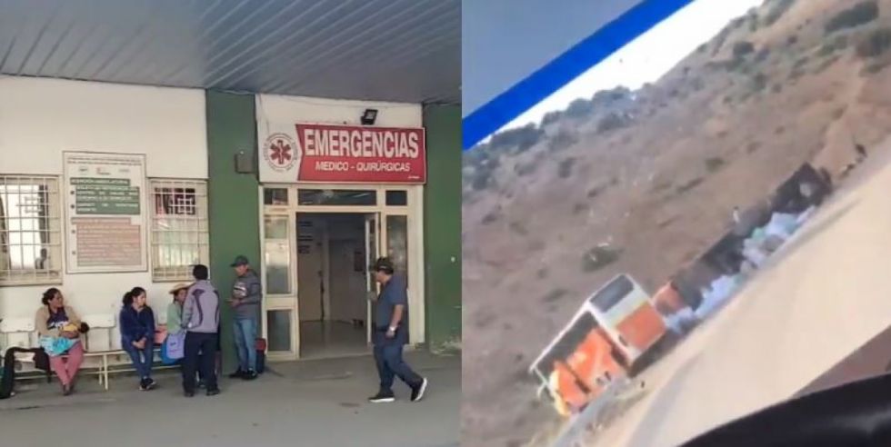 Lista de pasajeros del bus que volcó en la ruta Tarija-Potosí