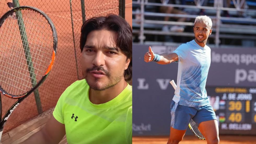 Martins contó que está enfocado en el tenis e invitó a Dellien a jugar con él 