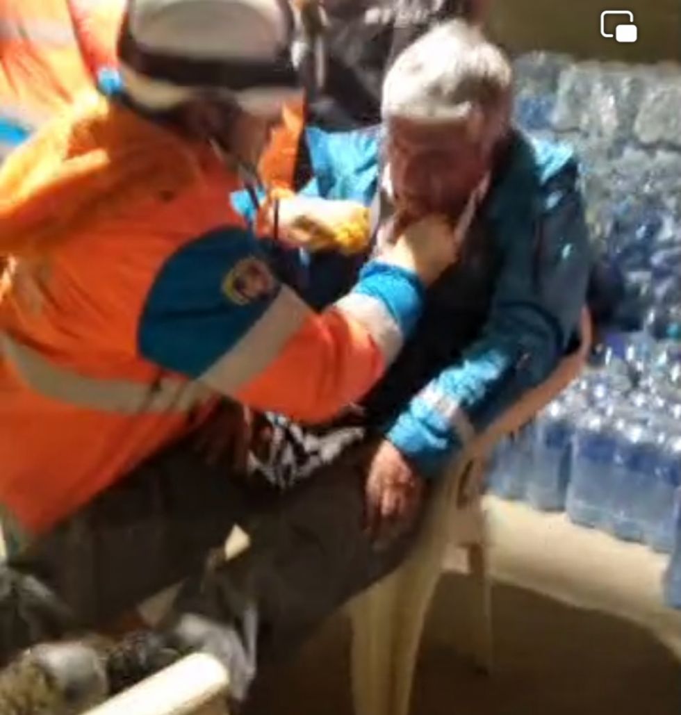 Iván Arias se descompensó durante inspección a Bajo Llojeta 
